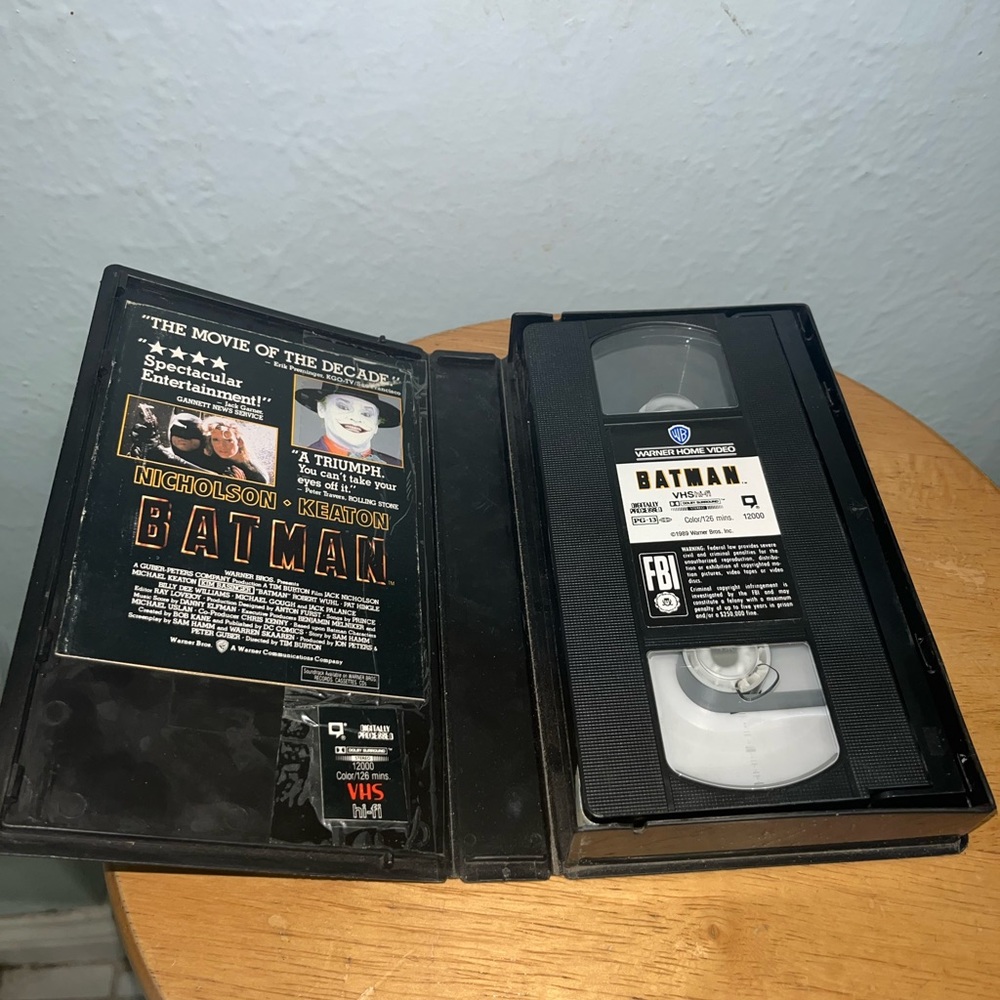 Batman vhs tape
